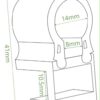 Planteholder til akvarie - Holder til stueplanter (2 stk)