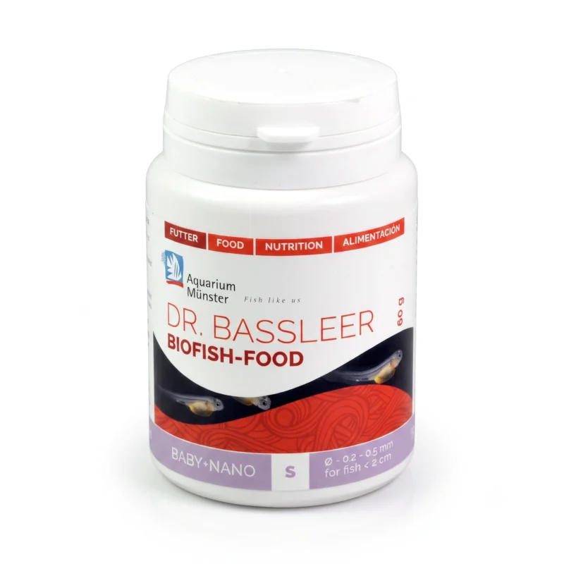 Dr. Bassleer Biofish Food Regular Granulat (S) 60 g Dr. Bassleer Biofish Food Baby+Nano (S)