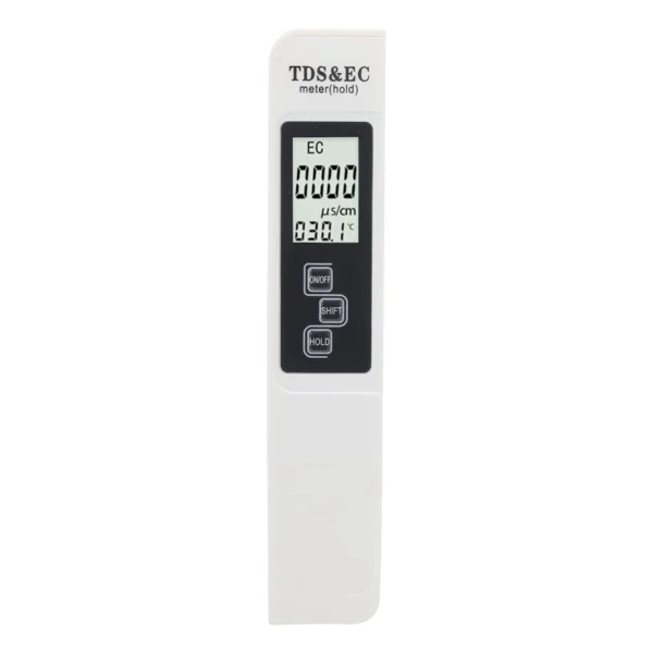 TDS Pen Hvid TDS Pen / 3-i-1 Digital Vandtester